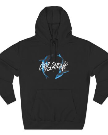 Cruz Cafune Double Shark Three-Panel Fleece Hoodie