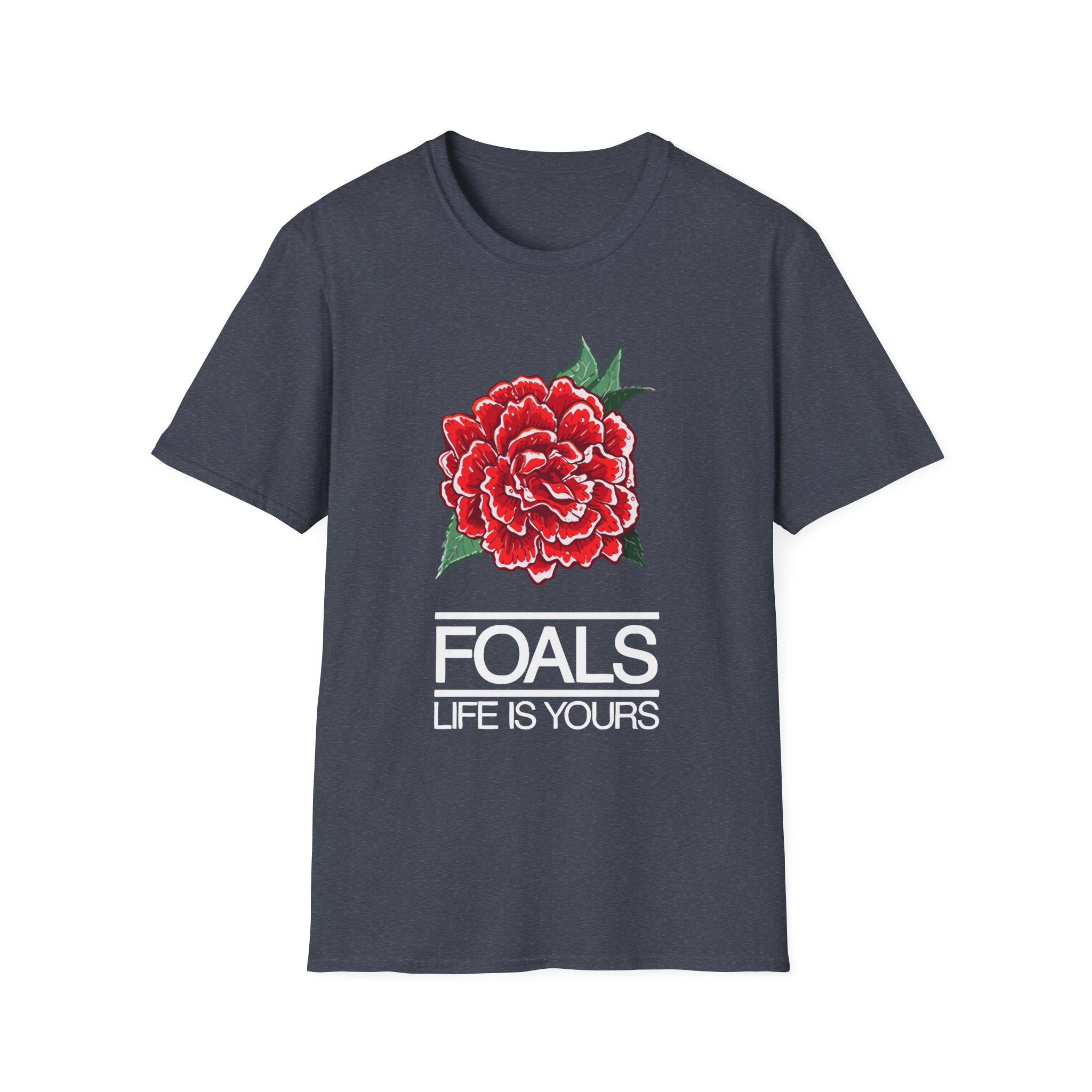 Foals Red Rose Unisex Softstyle T-Shirt