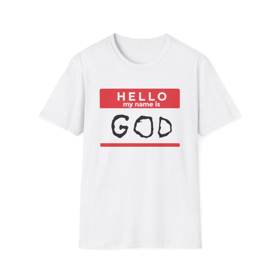 Aphex Twin Hello My Name is God Unisex Softstyle T-Shirt