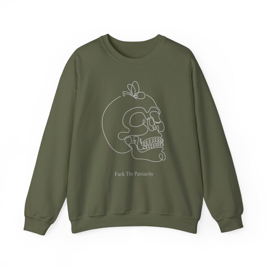Qtcinderella Fuck the Patriarchy Unisex Heavy Blend™ Crewneck Sweatshirt