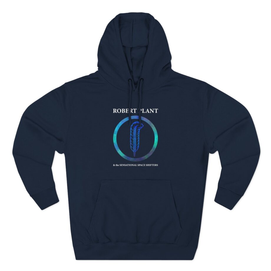 Robert Plant Carry Fire Us September Tour Dates Three-Panel Fleece Hoodie