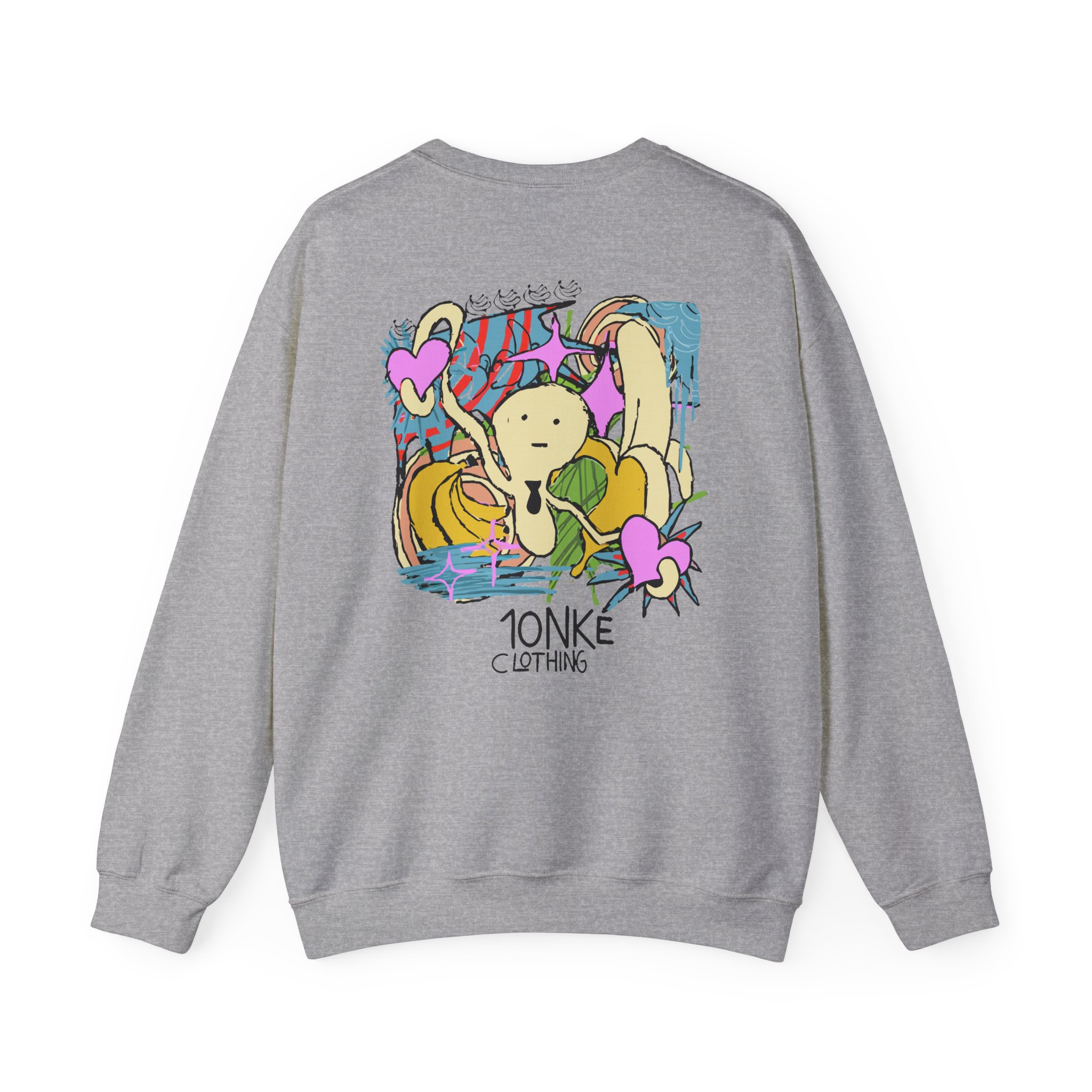 Spoonkid Basquiat Monke Unisex Heavy Blendâ„¢ Crewneck Sweatshirt