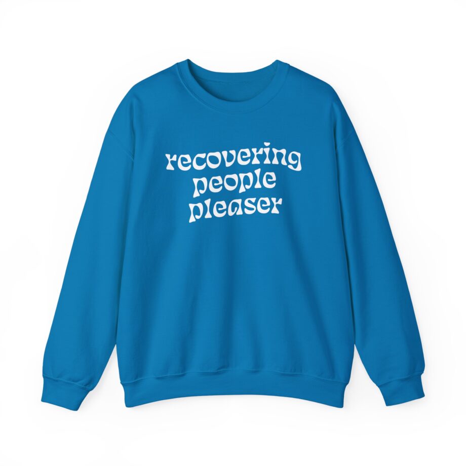 Charlotte Dobre Recovering People Pleaser Unisex Heavy Blend™ Crewneck Sweatshirt