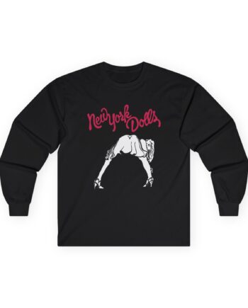 New York Dolls Lipstick Girl Unisex Ultra Cotton Long Sleeve Tee