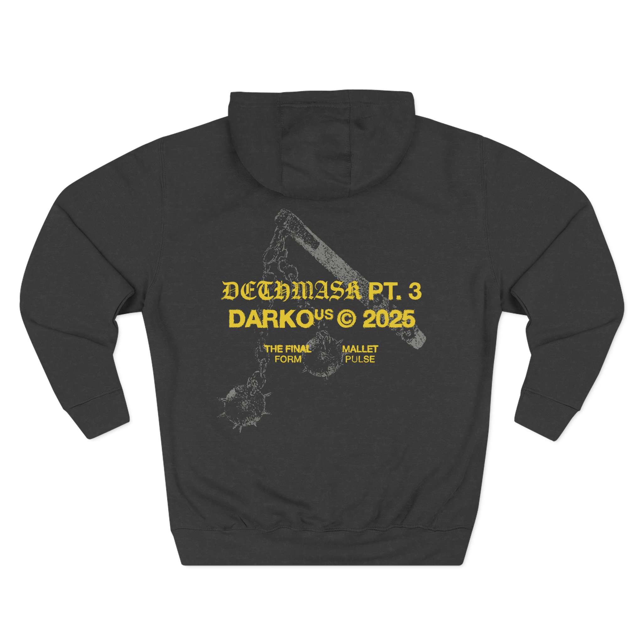 Darko Mallet Hooded Three-Panel Fleece Hoodie