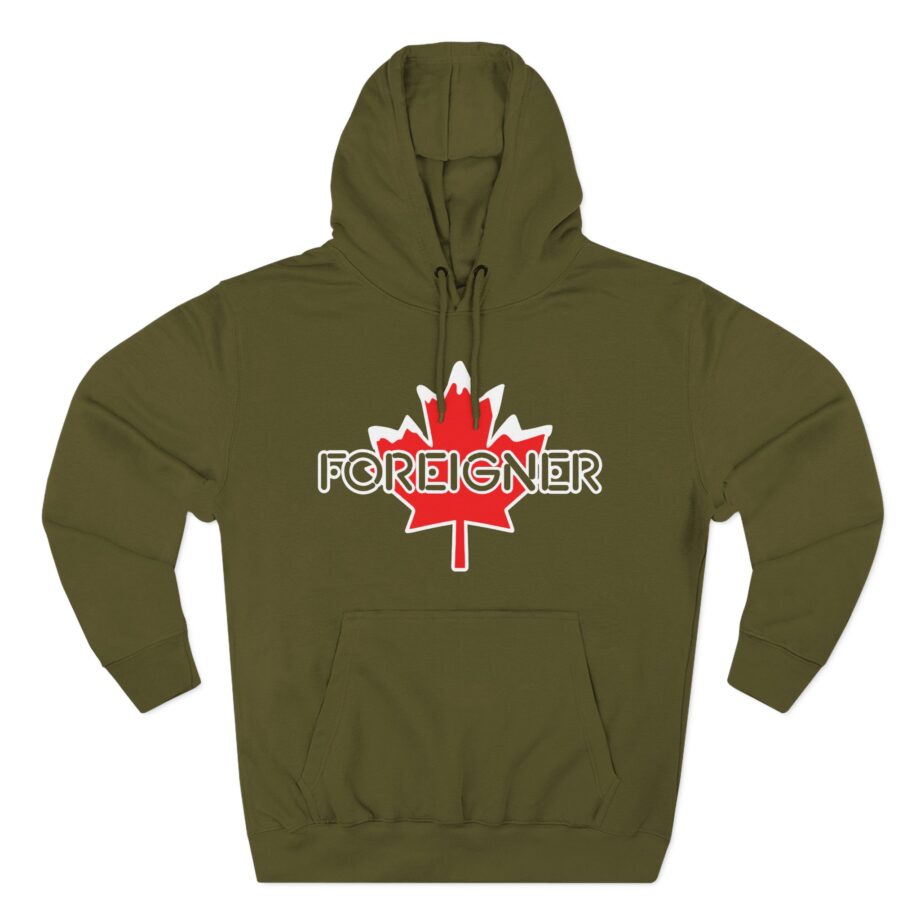 Foreigner Signed Three-Panel Fleece Hoodie