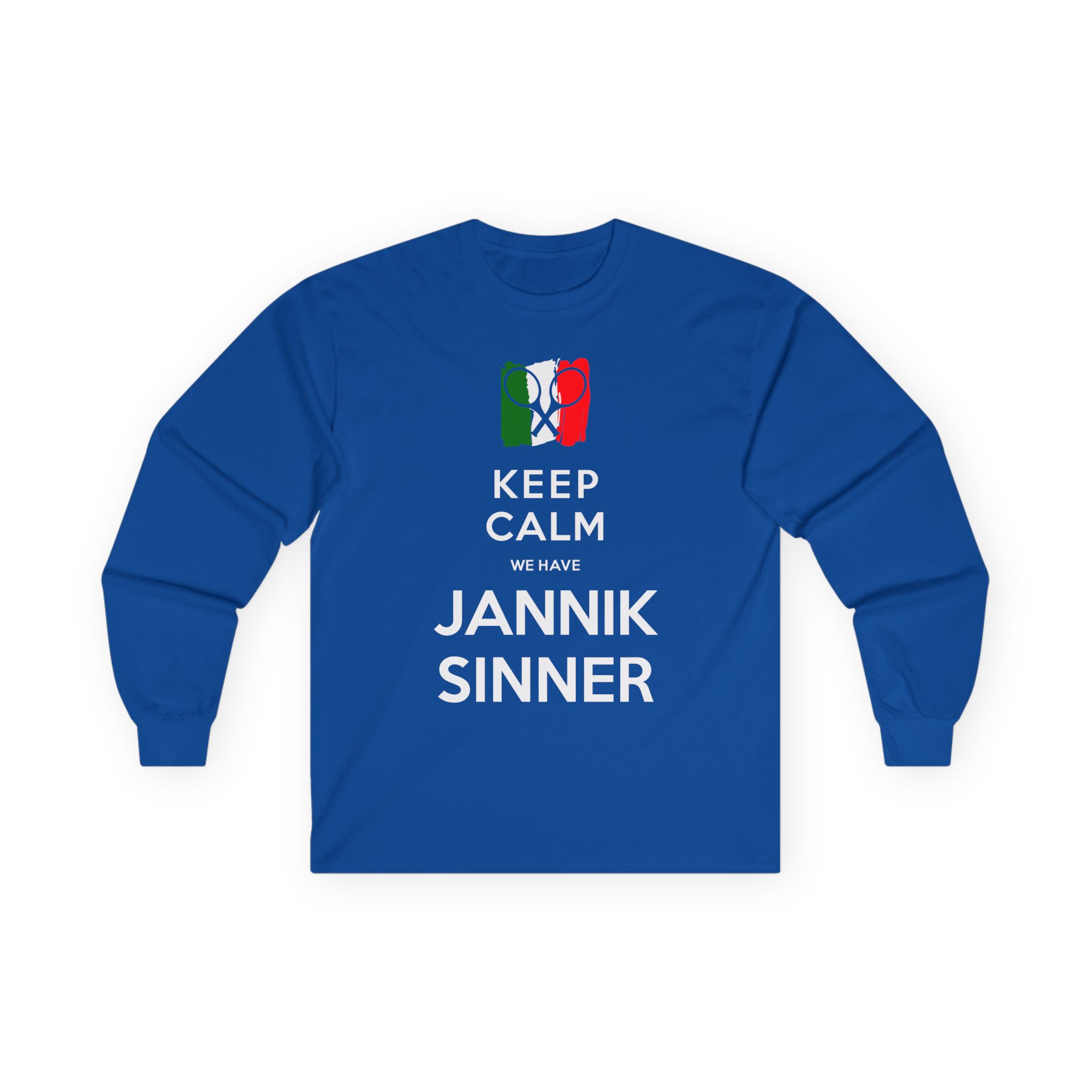 Jannik Sinner Keep Calm We Have Unisex Ultra Cotton Long Sleeve Tee