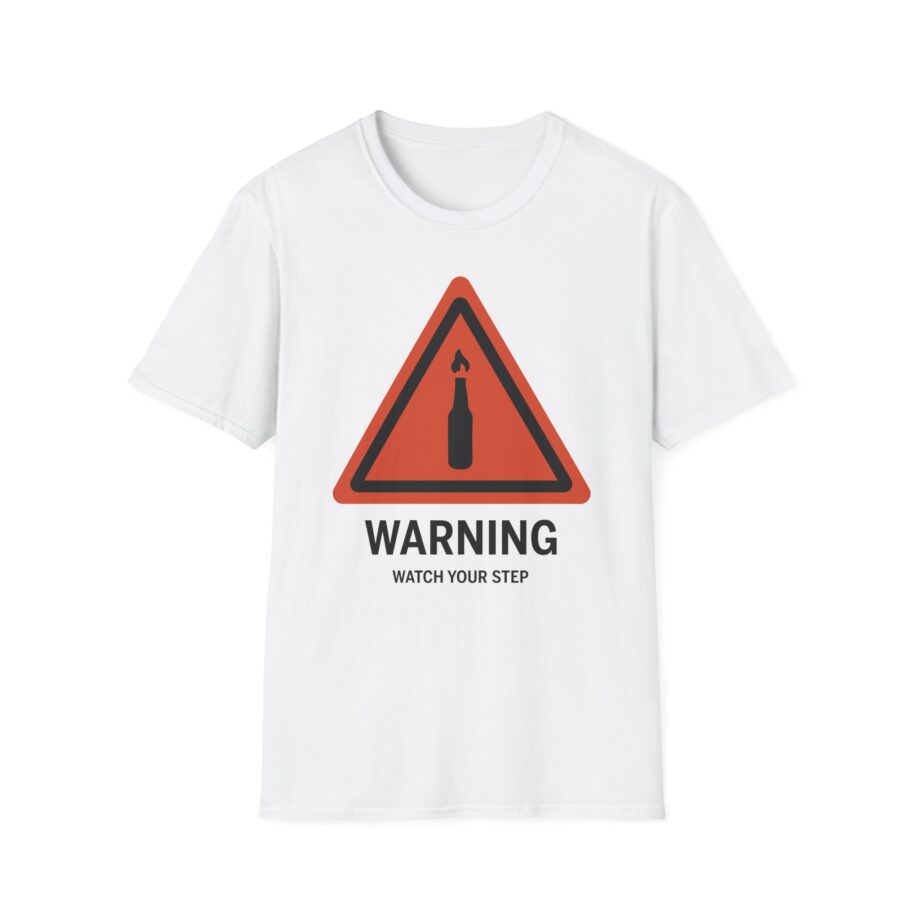 Summit1g Warning Watch Your Step Unisex Softstyle T-Shirt