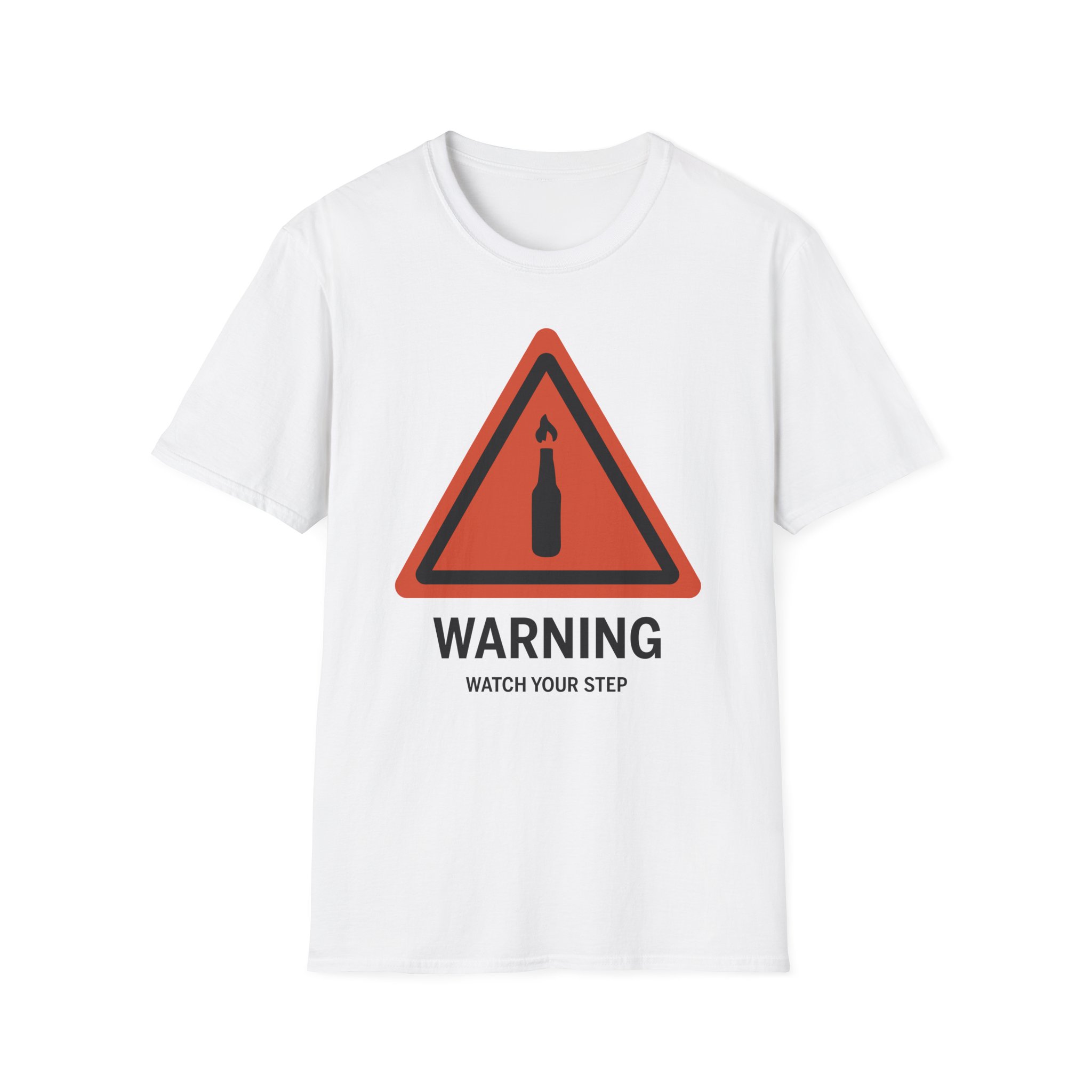 Summit1g Warning Watch Your Step Unisex Softstyle T-Shirt