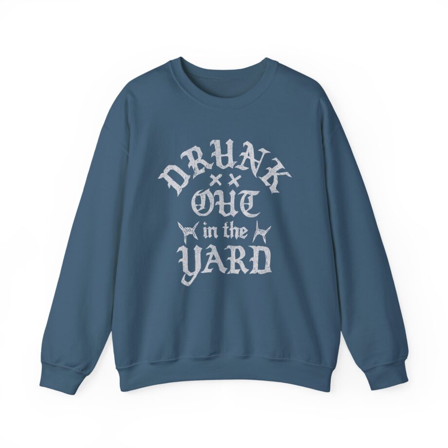 Hardy Drunk Out in the Yard Unisex Heavy Blend™ Crewneck Sweatshirt