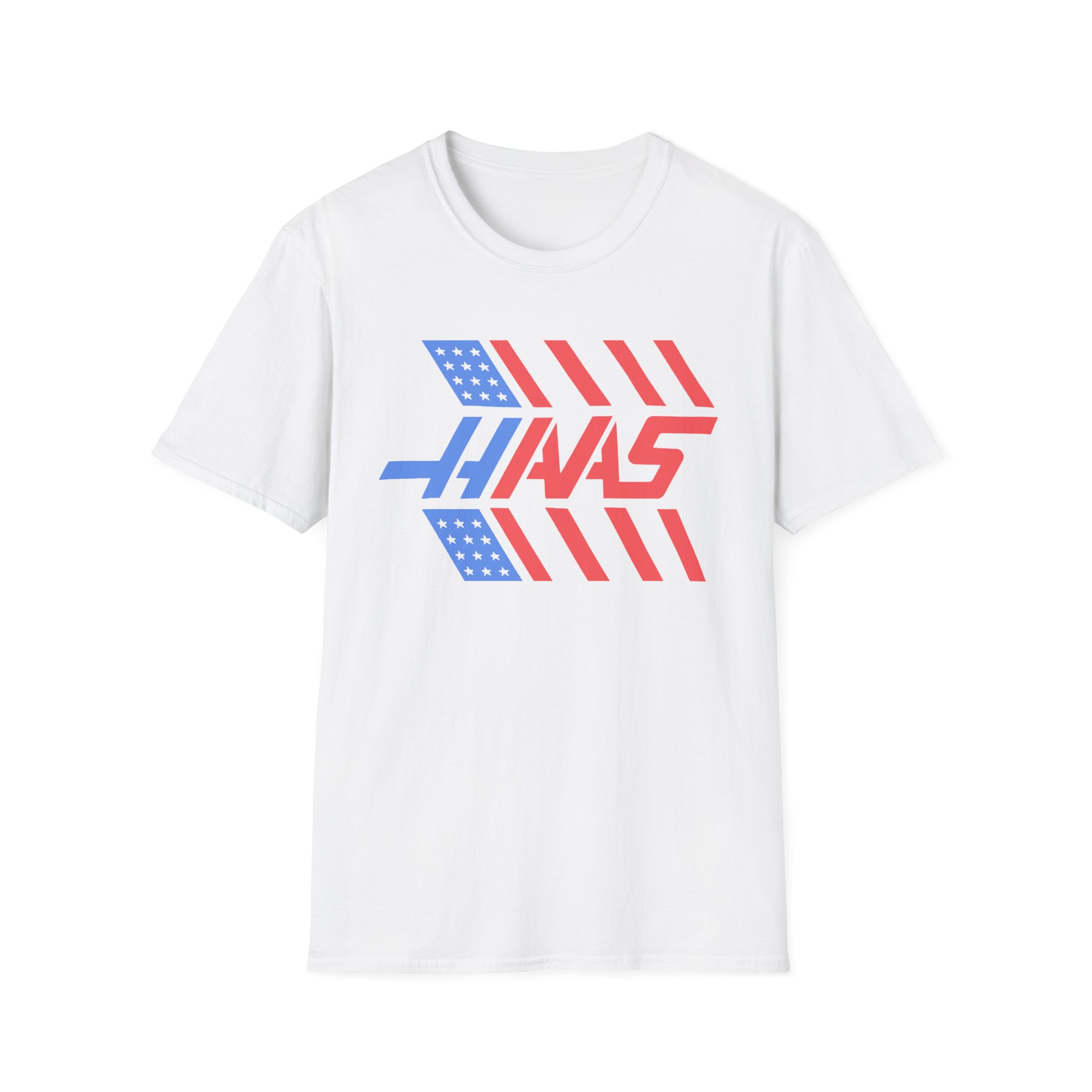 Haas F1 Stars and Stripes Unisex Softstyle T-Shirt