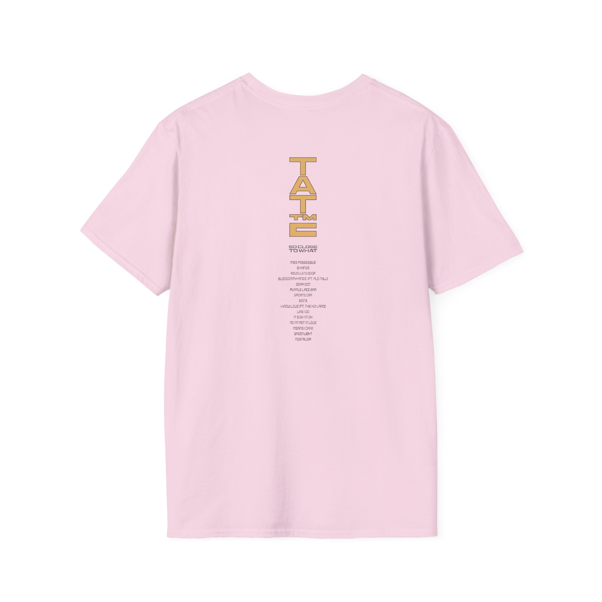 Tate Mcrae Tracklist Unisex Softstyle T-Shirt