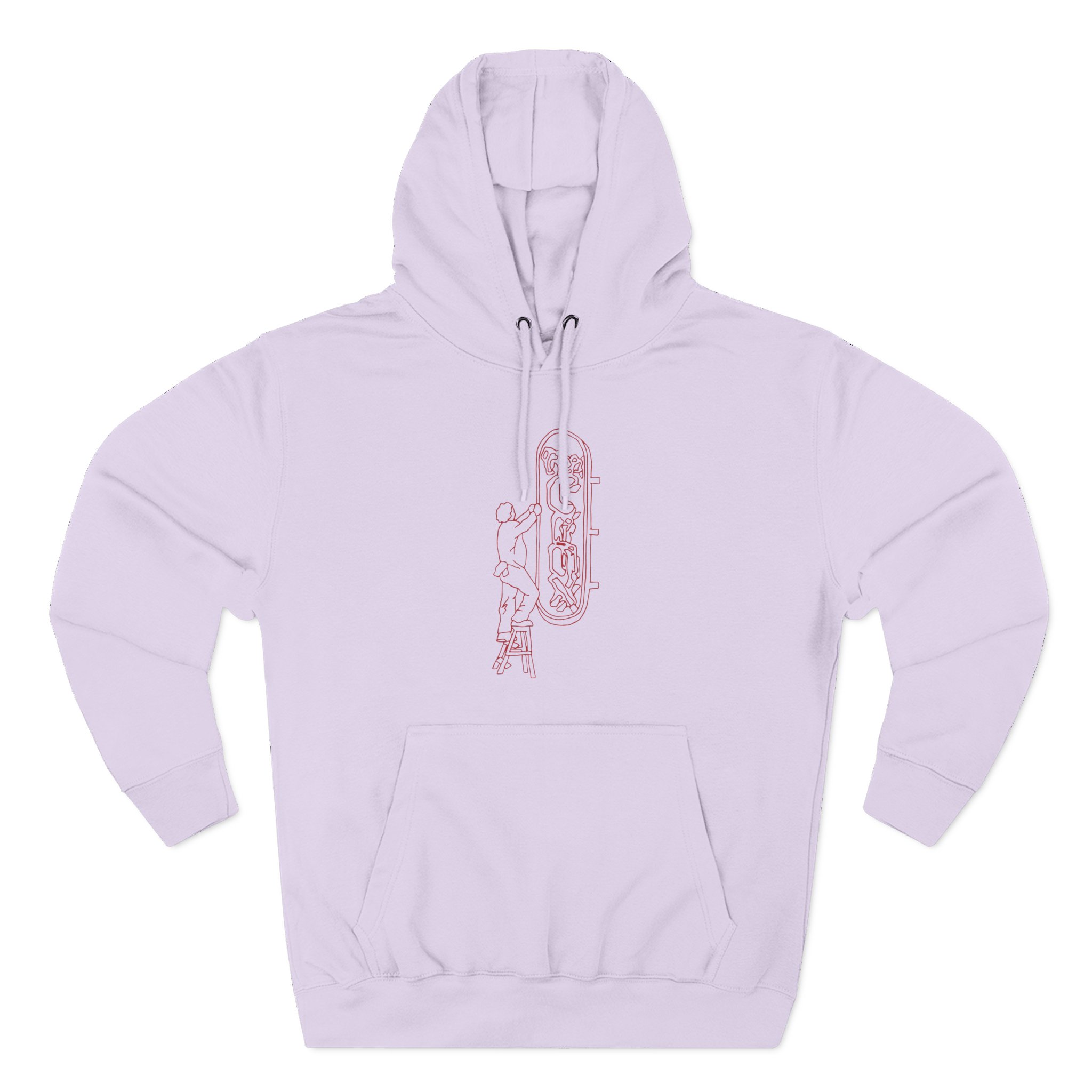 Djo The Crux Sign Ringer Three-Panel Fleece Hoodie