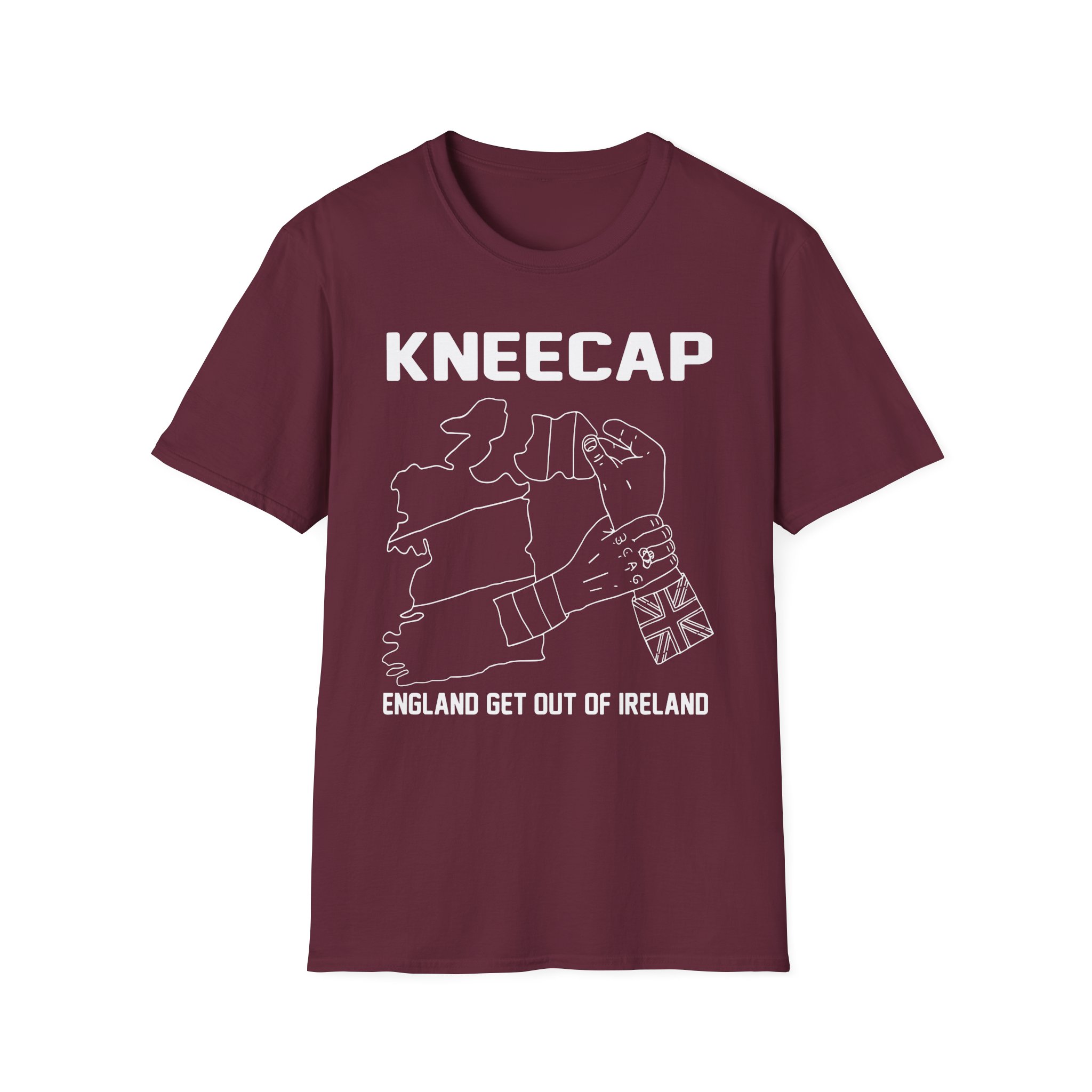 England Get Out of Ireland Unisex Softstyle T-Shirt