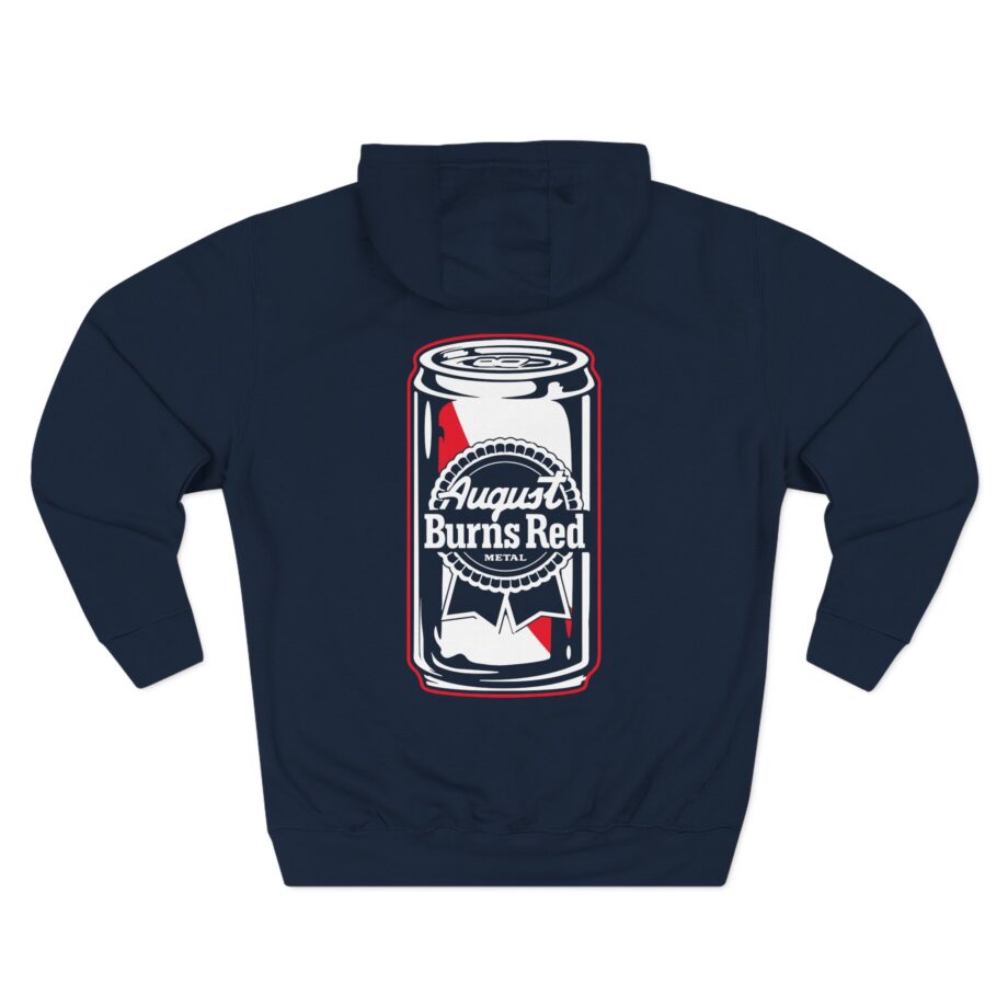 August Burns Red ABR Beer Can Three-Panel Fleece Hoodie