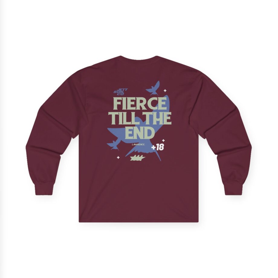 Jett Lawrenc Fierce Till the End Unisex Ultra Cotton Long Sleeve Tee