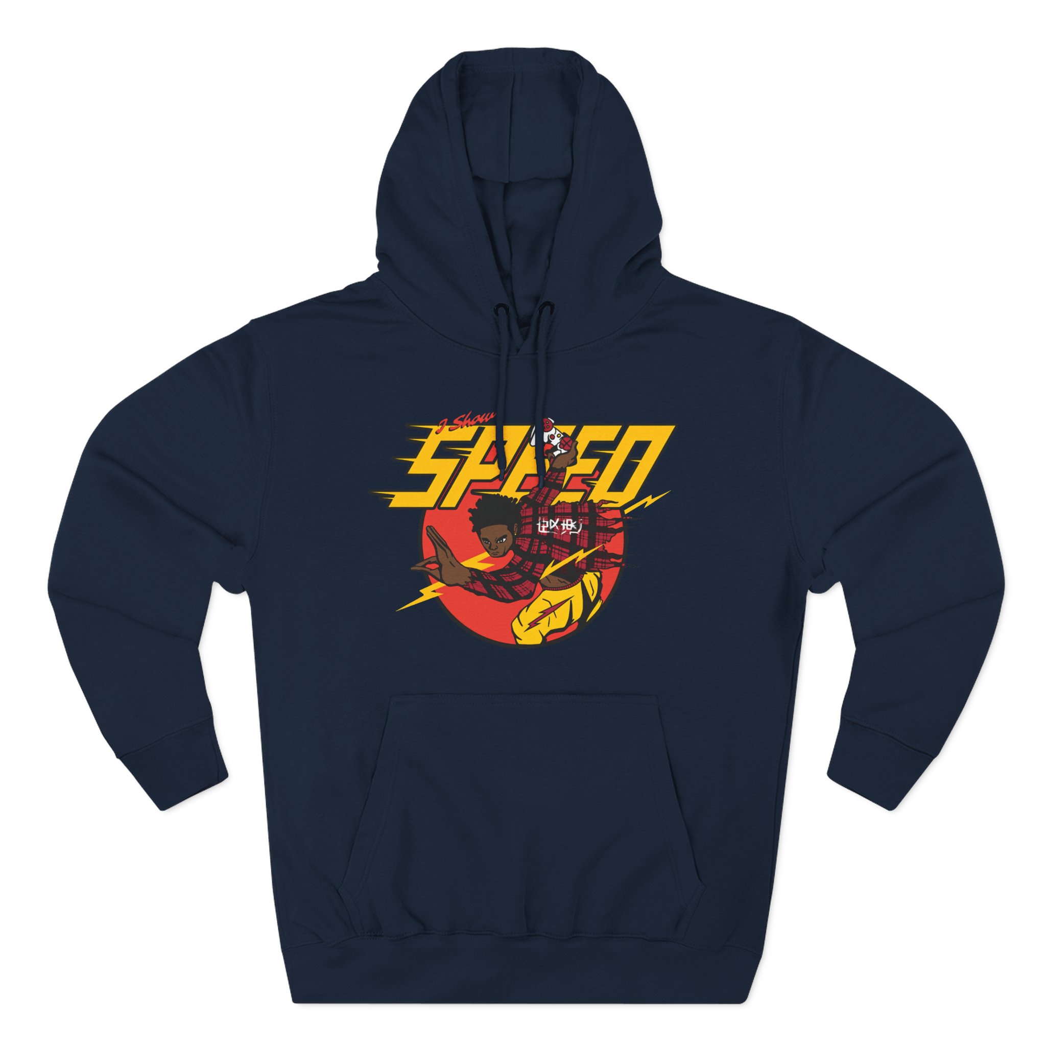 Ishowspeed Three-Panel Fleece Hoodie