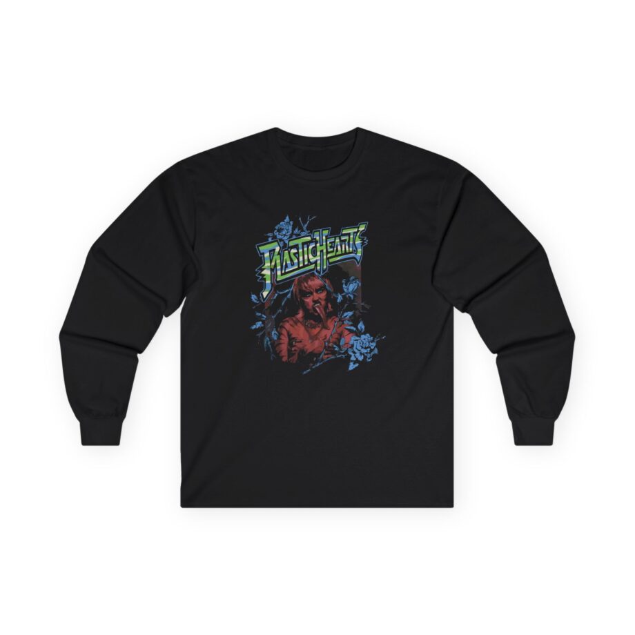 Miley Cyrus Madeworn Plastic Hearts Tongue Unisex Ultra Cotton Long Sleeve Tee
