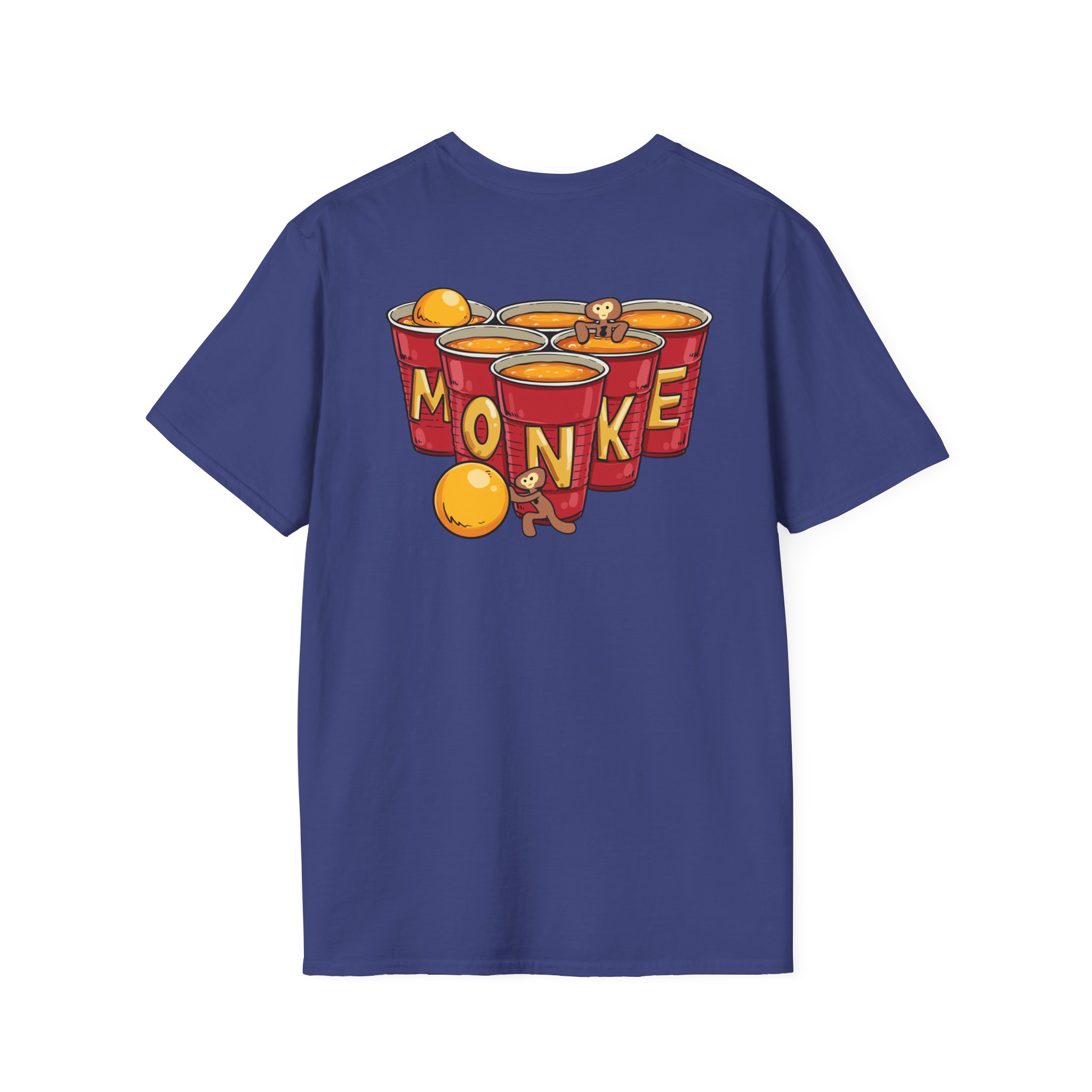 Spoonkidv Monke Pong Unisex Softstyle T-Shirt
