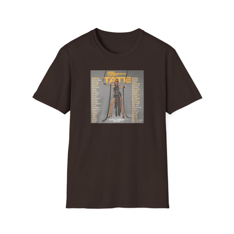 Tate Mcrae Miss Possessive Tour 2025 Unisex Softstyle T-Shirt