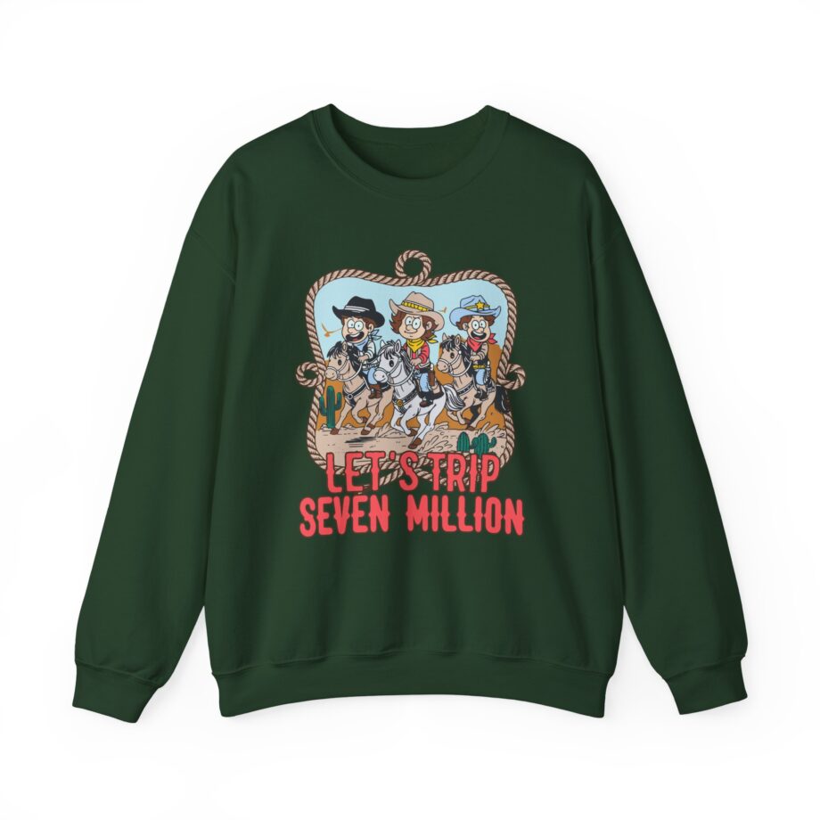 Sturniolo  Let's Trip Cowboy Unisex Heavy Blend™ Crewneck Sweatshirt