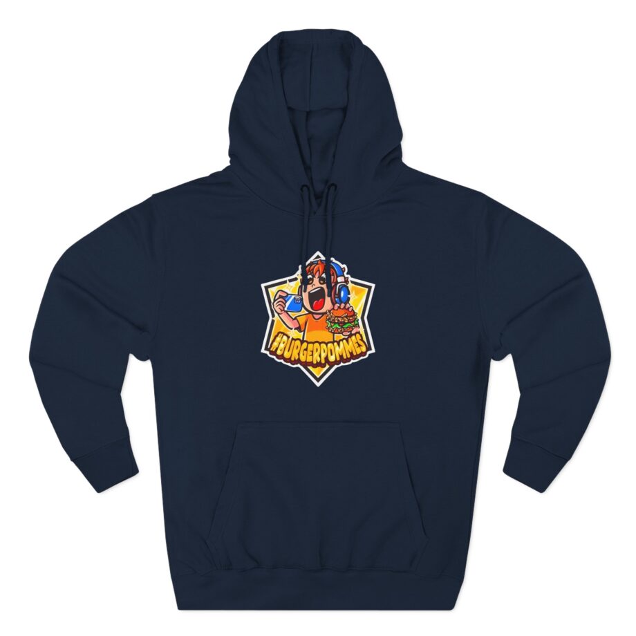 Burger Pommes Three-Panel Fleece Hoodie