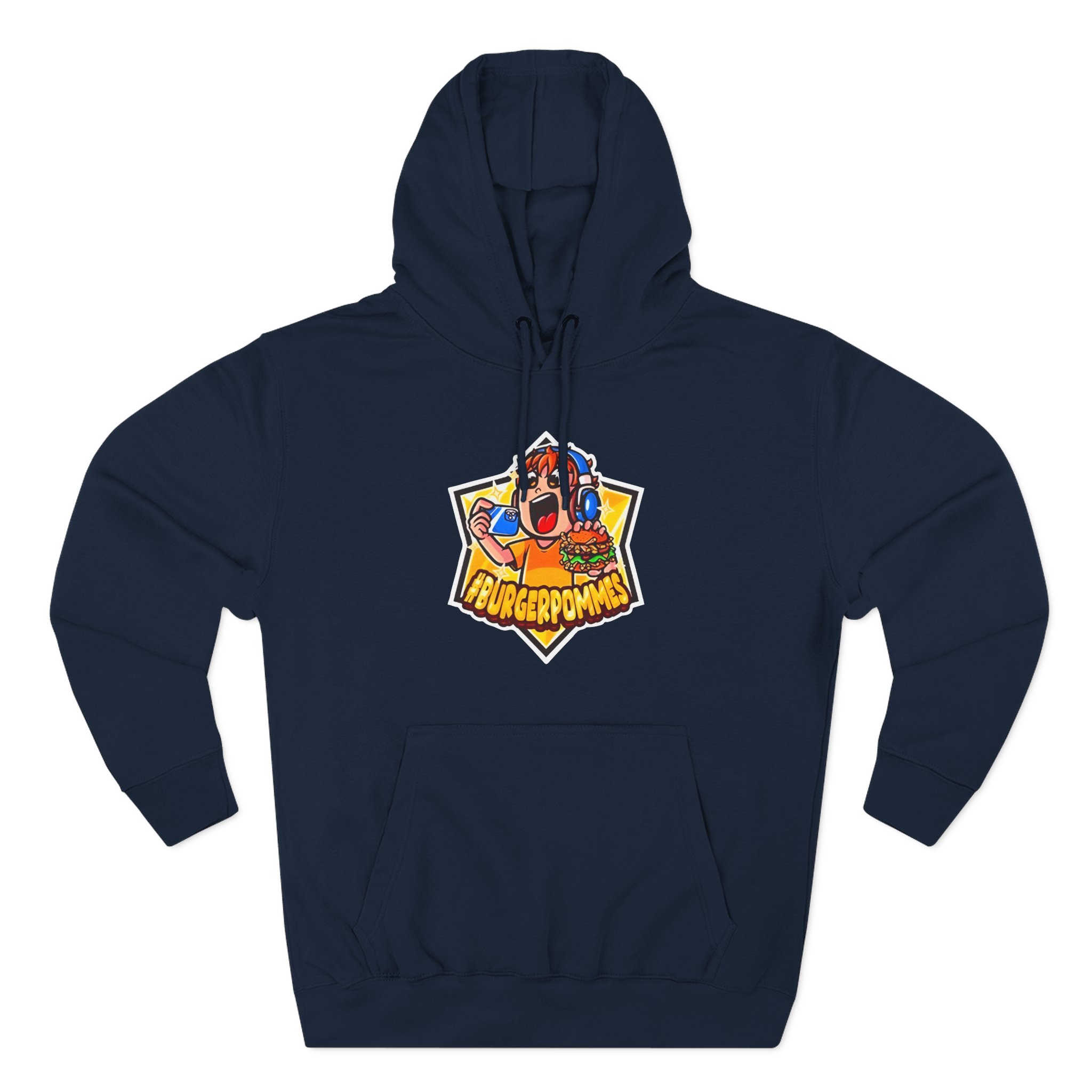 Burger Pommes Three-Panel Fleece Hoodie