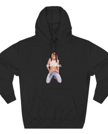 Miley Cyrus She Came Black Three-Panel Fleece Hoodie