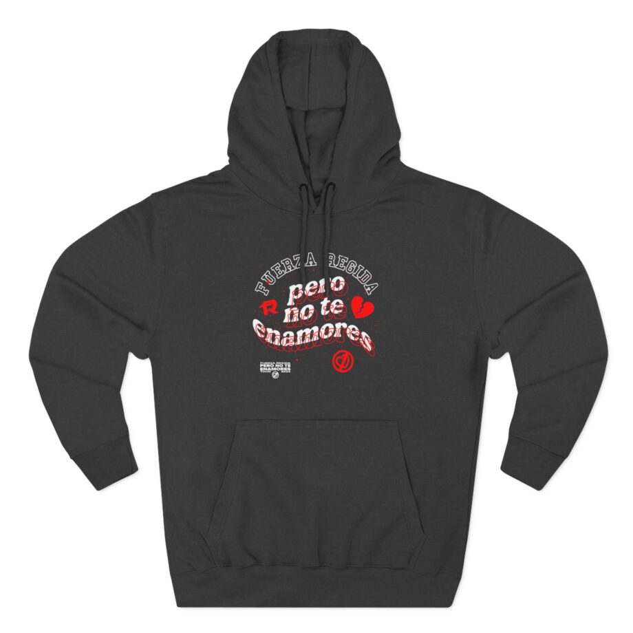 Fuerza Regida Broken Heart  Three-Panel Fleece Hoodie