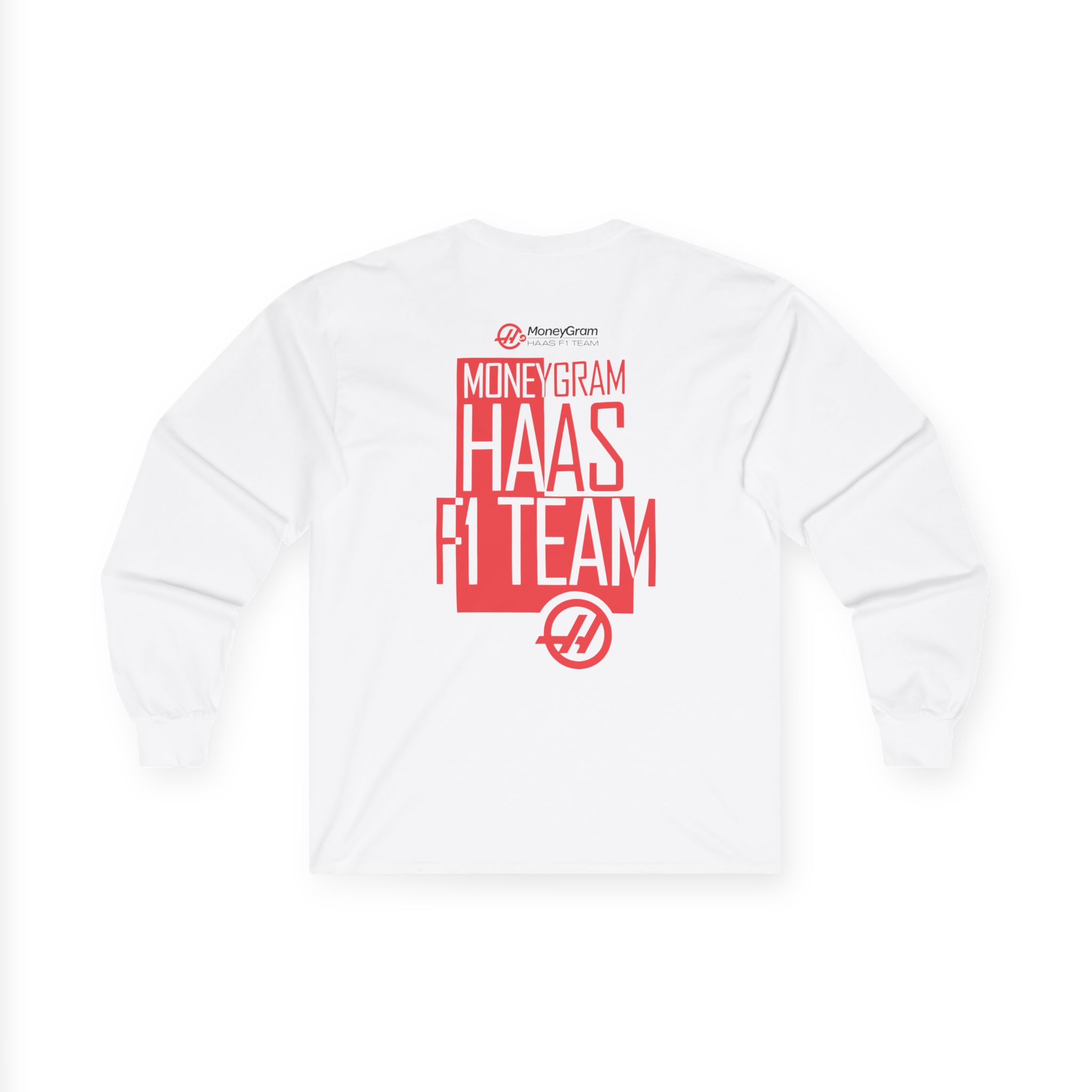 Haas F1 Color Block Unisex Ultra Cotton Long Sleeve Tee