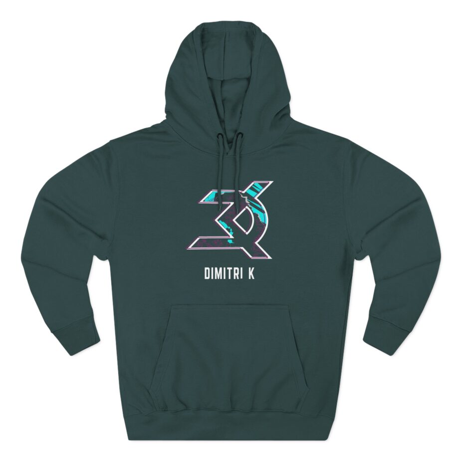 Dimitri K Three-Panel Fleece Hoodie