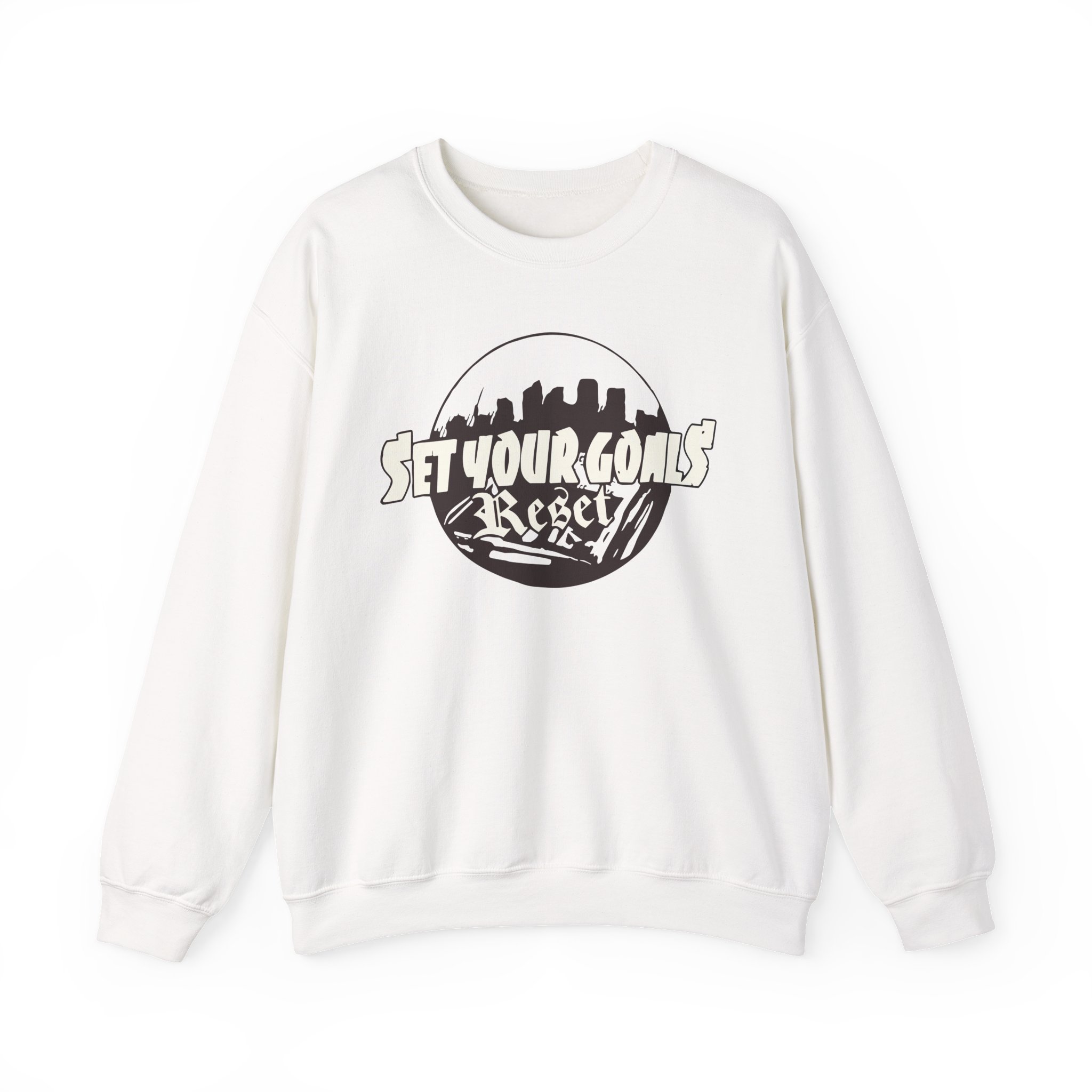 Set Your Goals Reset Unisex Heavy Blendâ„¢ Crewneck Sweatshirt