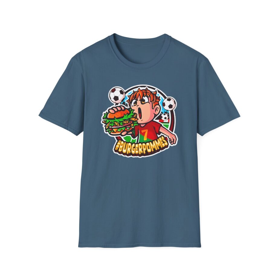 Burger Pommes Unisex Softstyle T-Shirt