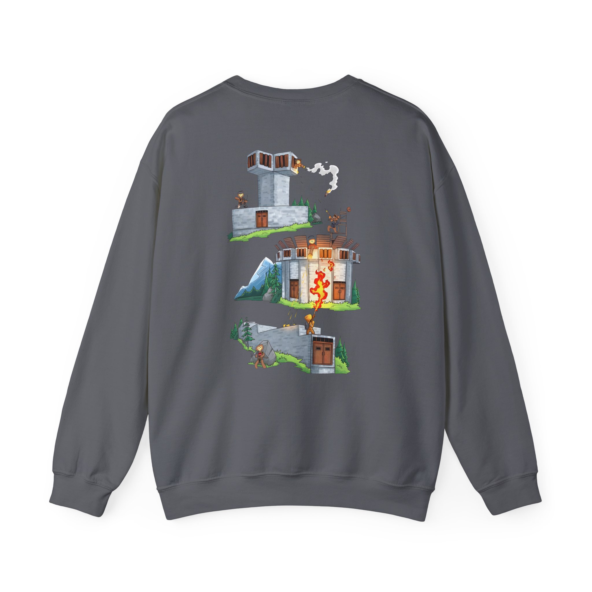 Spoonkid Battlefield Unisex Heavy Blendâ„¢ Crewneck Sweatshirt