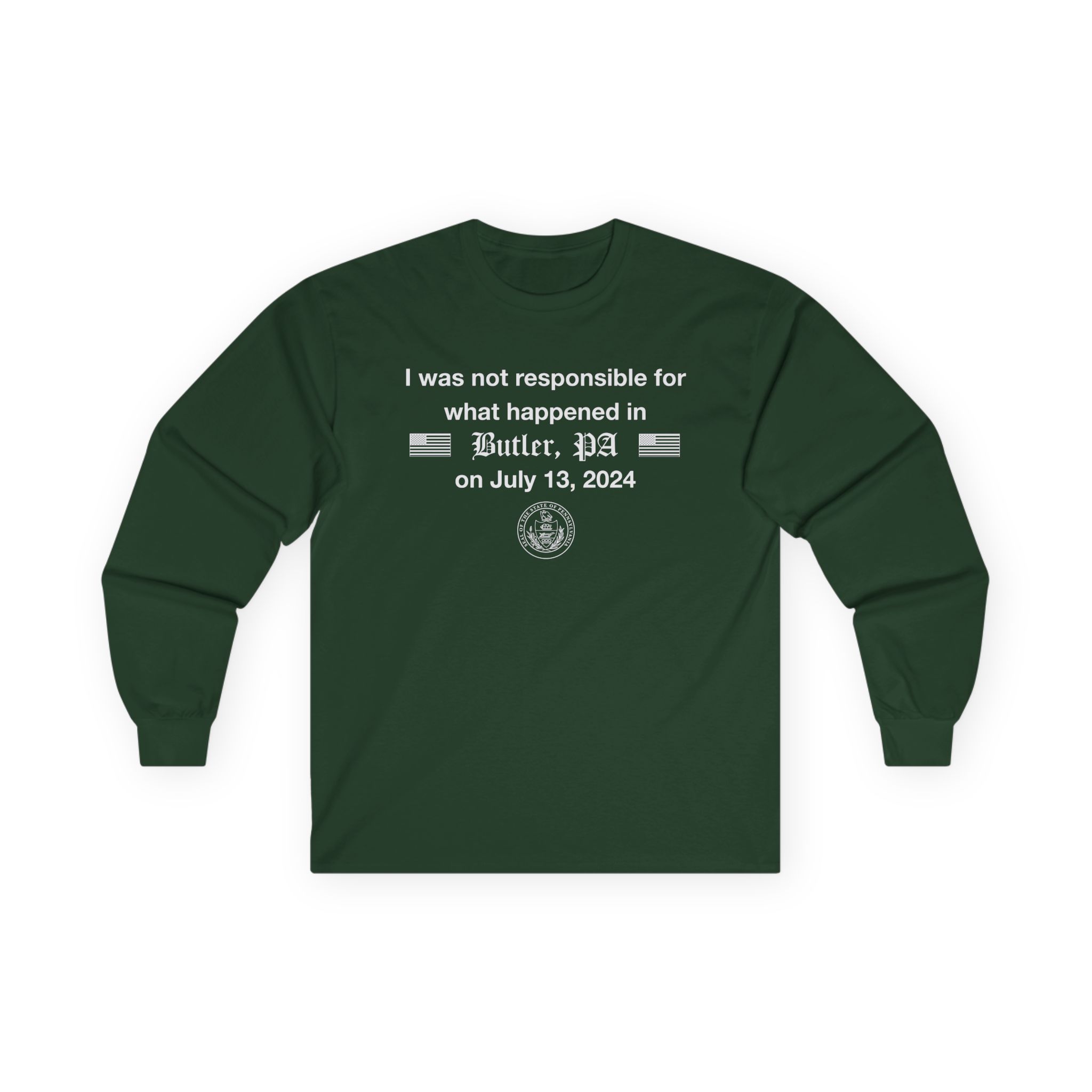 Jschlatt the Presidential Mishap Unisex Ultra Cotton Long Sleeve Tee