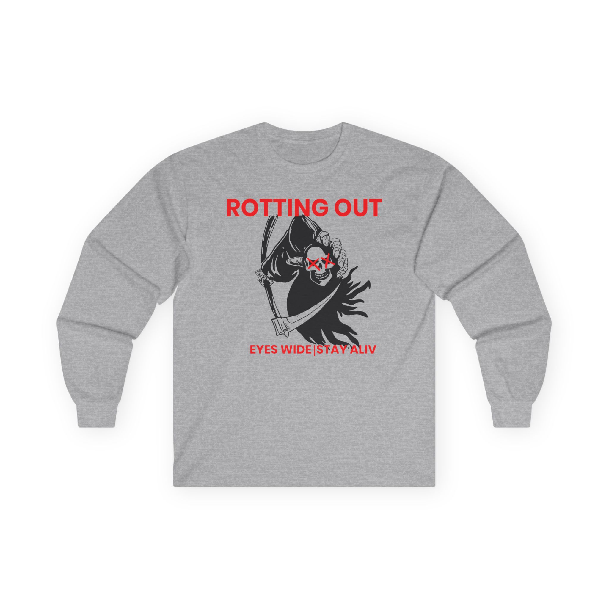 Rotting Out Eyes Wide Stay Alive Unisex Ultra Cotton Long Sleeve Tee