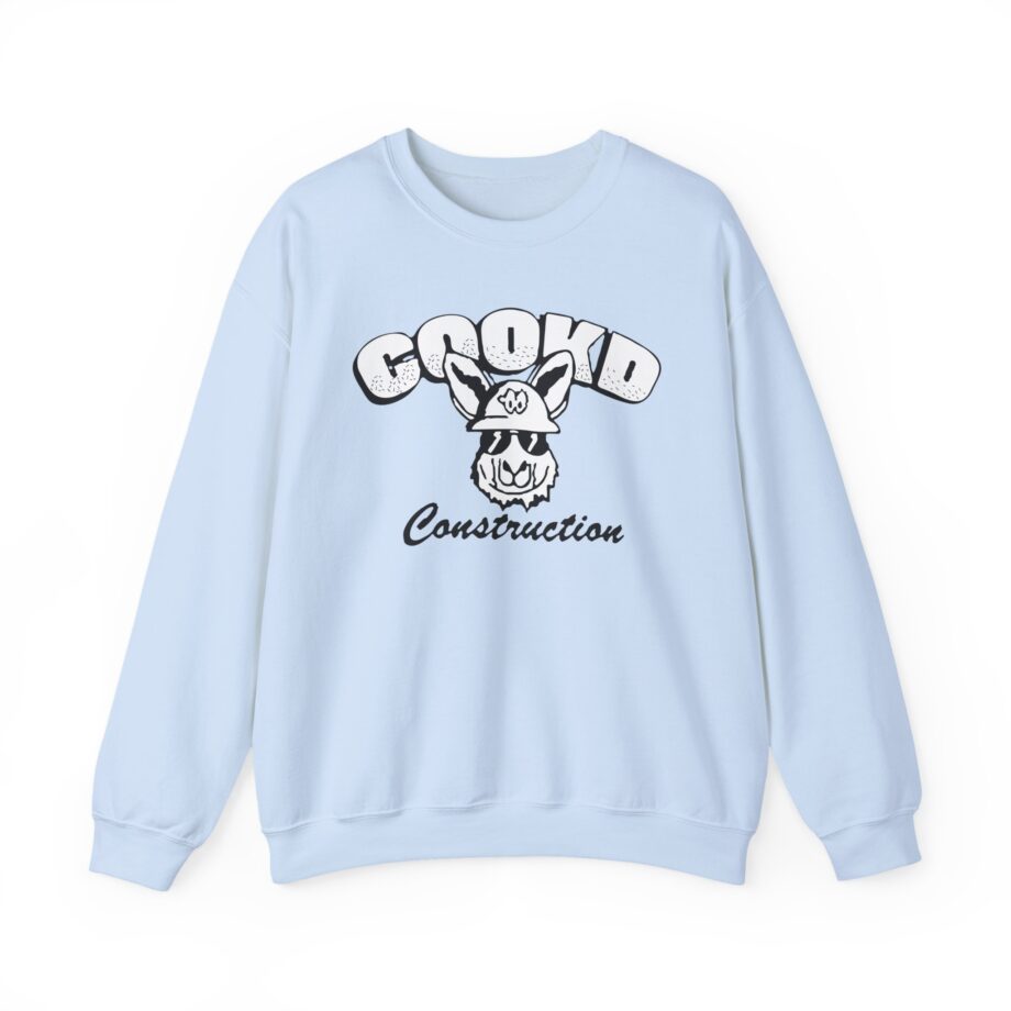 Lazarbeam Cookd Construction Unisex Heavy Blend™ Crewneck Sweatshirt