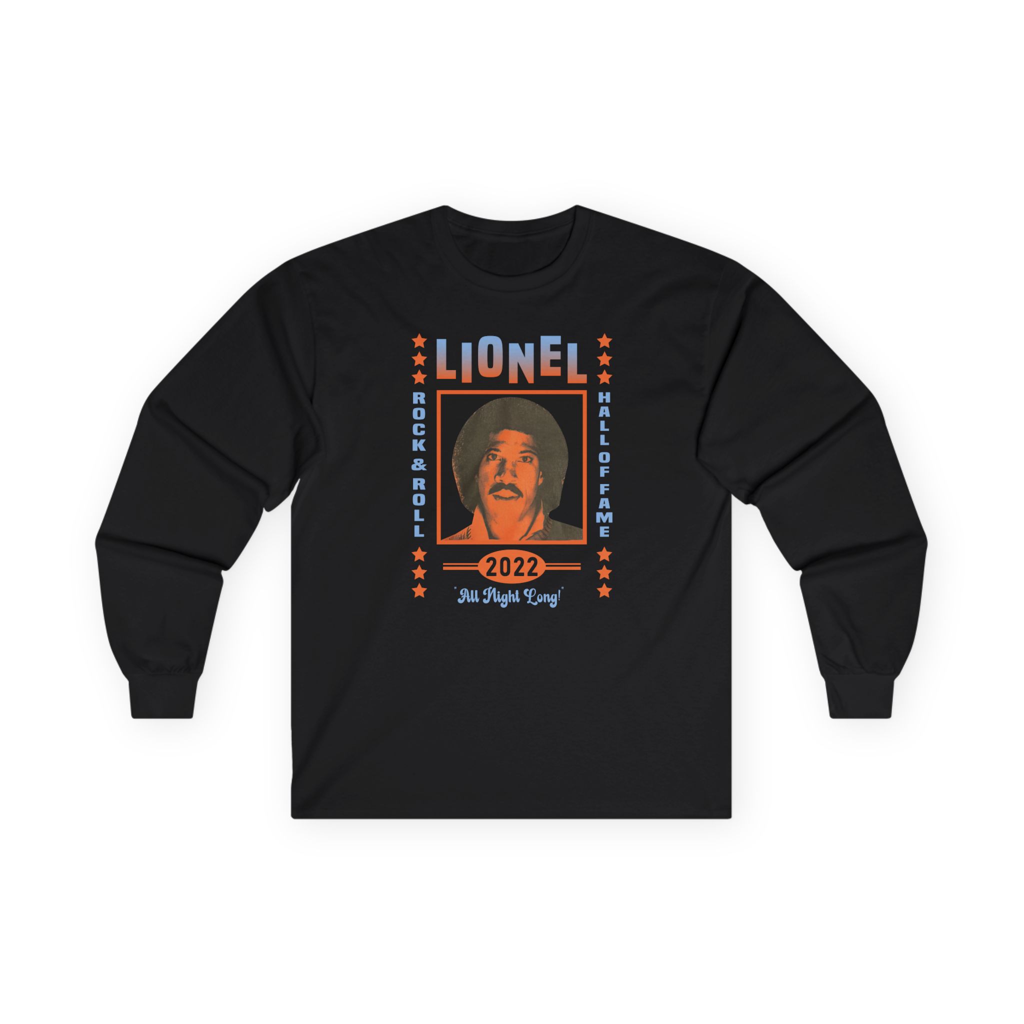 Lionel Richie Rock and Roll Hall of Fame All Night Unisex Ultra Cotton Long Sleeve Tee