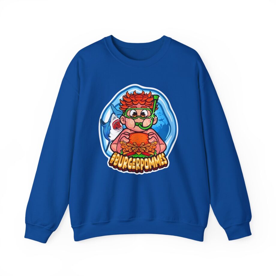 Burger Pommes Unisex Heavy Blend™ Crewneck Sweatshirt