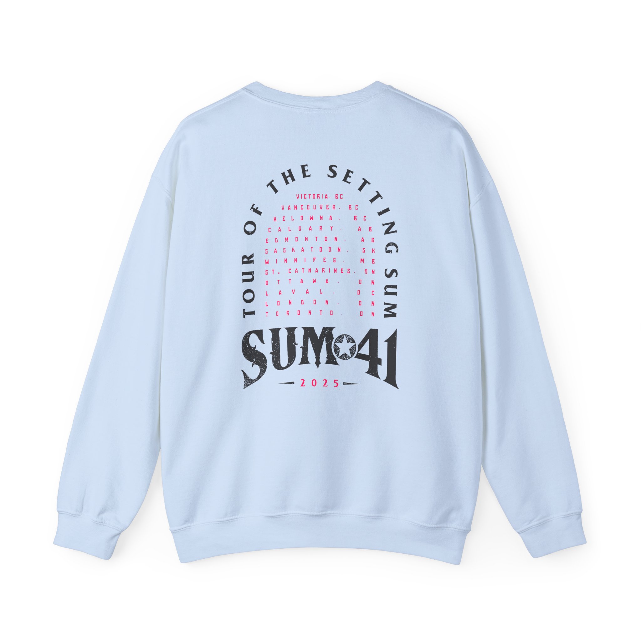 Sum 41 Tour of the Setting Sum Unisex Heavy Blendâ„¢ Crewneck Sweatshirt