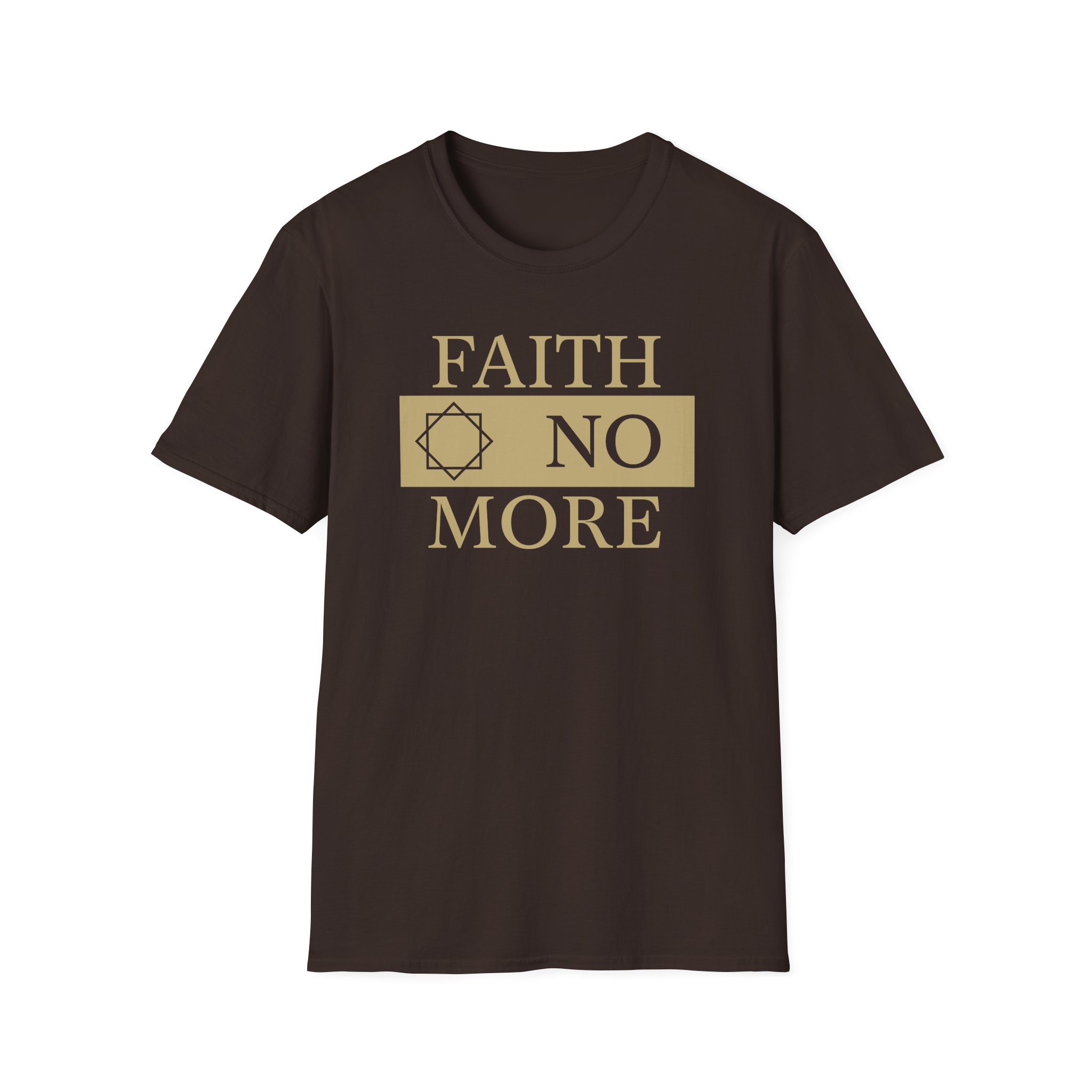 Faith No More Gold Logo Unisex Softstyle T-Shirt