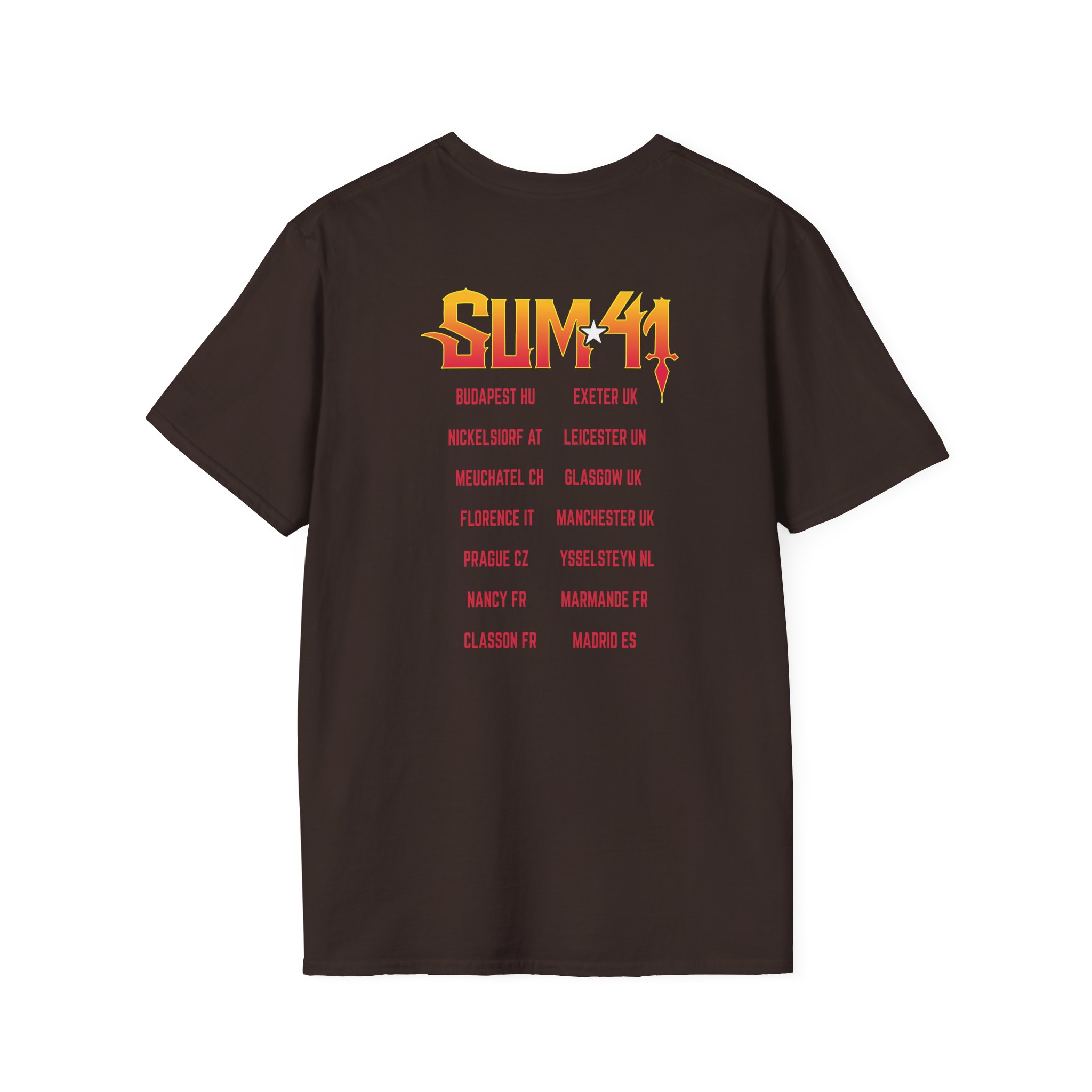 Sum 41 Out for Blood Unisex Softstyle T-Shirt