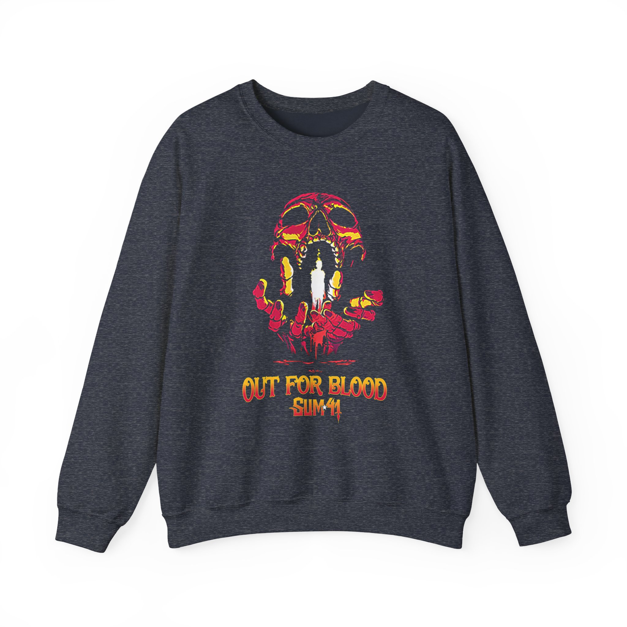 Sum 41 Out for Blood Unisex Heavy Blendâ„¢ Crewneck Sweatshirt