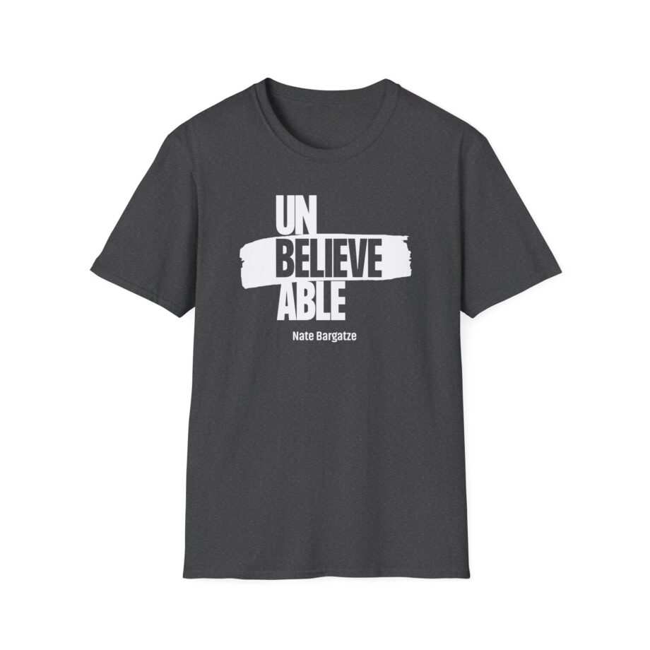 Nate Bargatze - Unbelievable Unisex Softstyle T-Shirt
