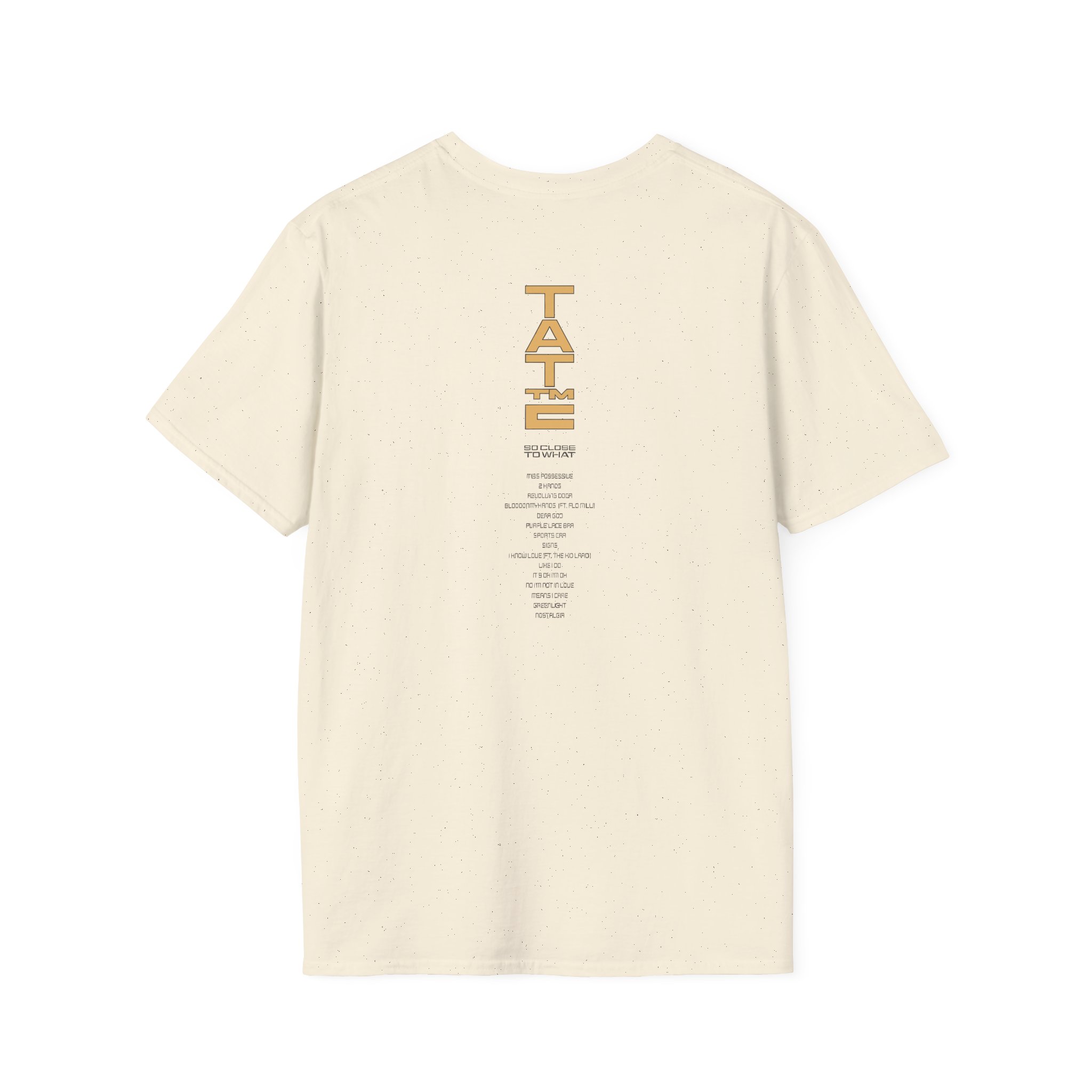 Tate Mcrae Tracklist Unisex Softstyle T-Shirt
