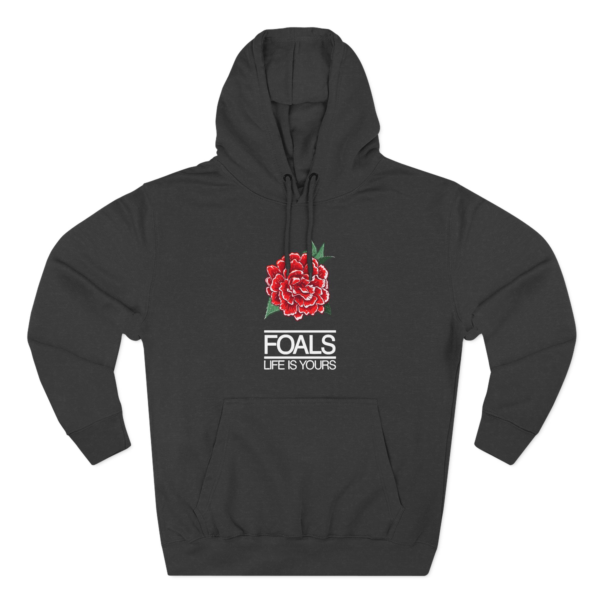 Foals Red Rose Three-Panel Fleece Hoodie