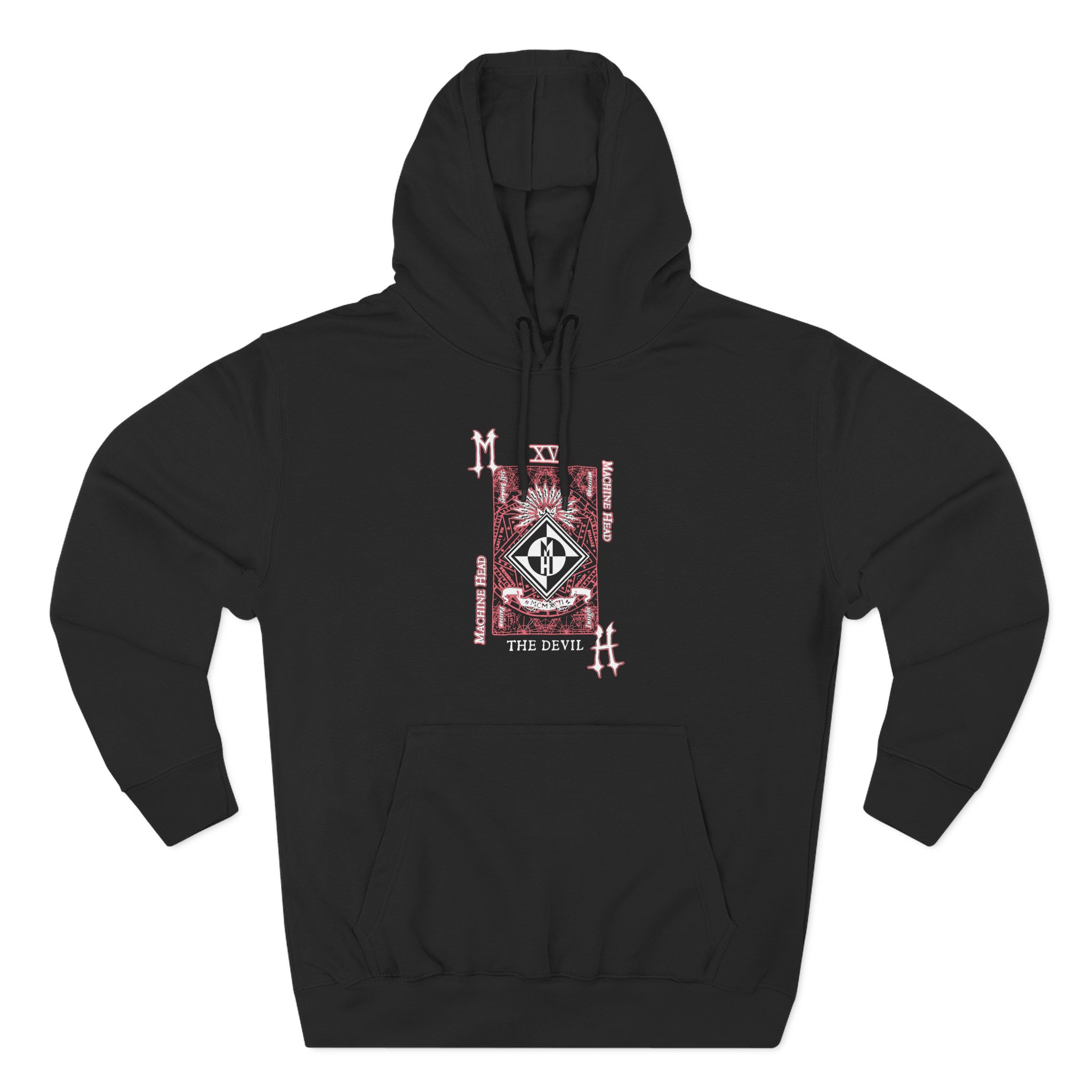 Machine Head the Devil Three-Panel Fleece Hoodie