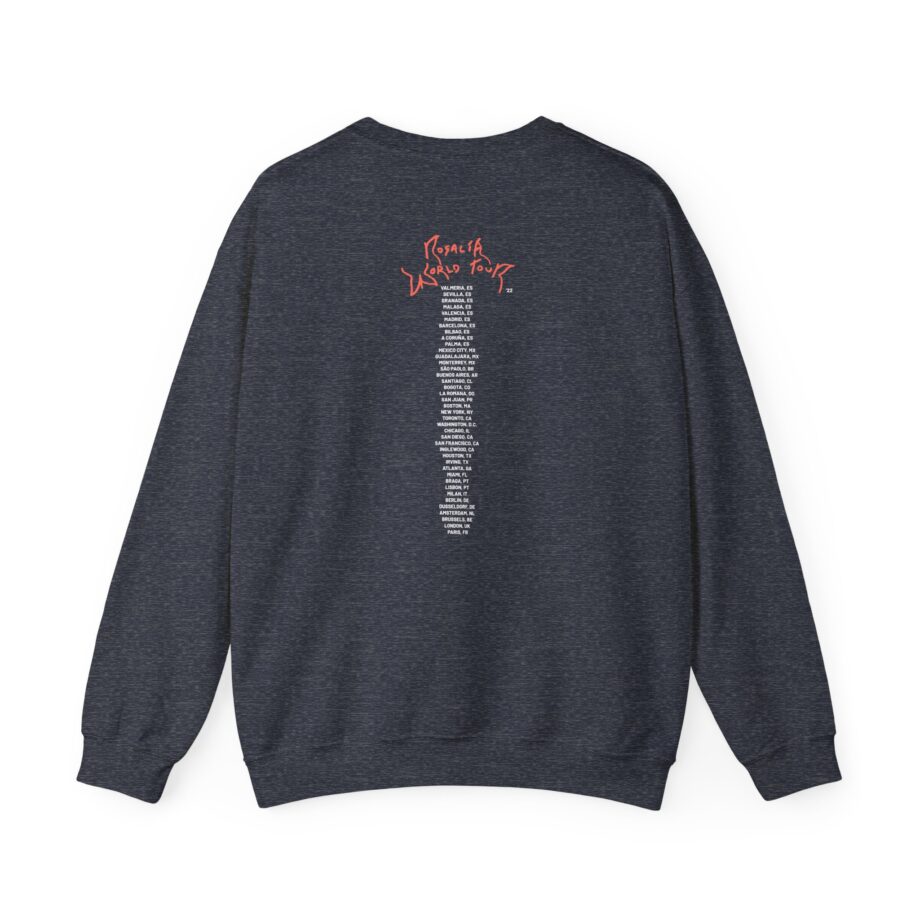 Rosalia World Tour Unisex Heavy Blend™ Crewneck Sweatshirt