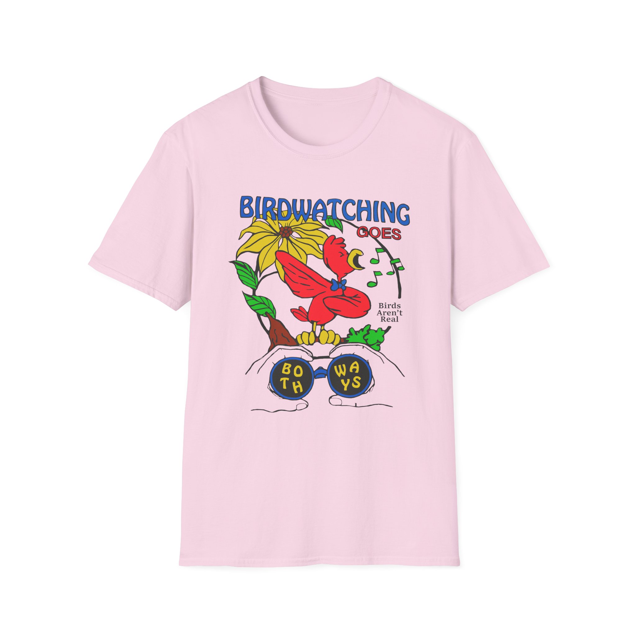 Birds Arent Real Unisex Softstyle T-Shirt