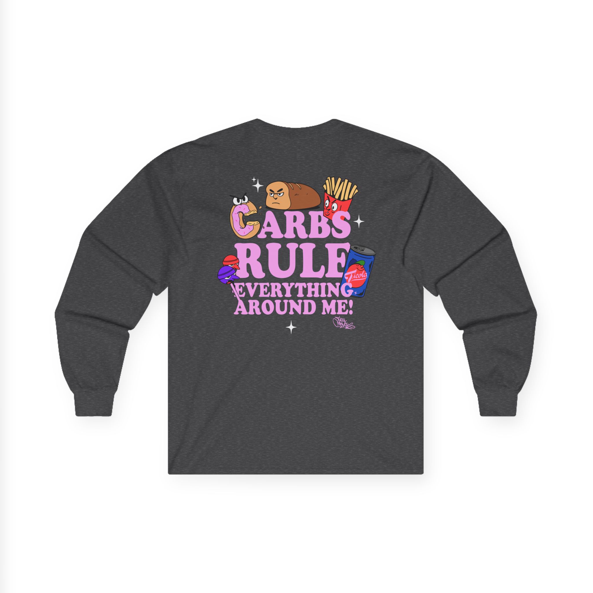 Method Man Carbs Rule Everything Around Me Unisex Ultra Cotton Long Sleeve Tee